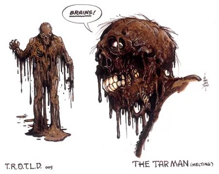 Gary_zilla's tweet image. Forever Gushing over William Stouts concept work on Tarman, glorious how good they translated it to the live action counterpart.