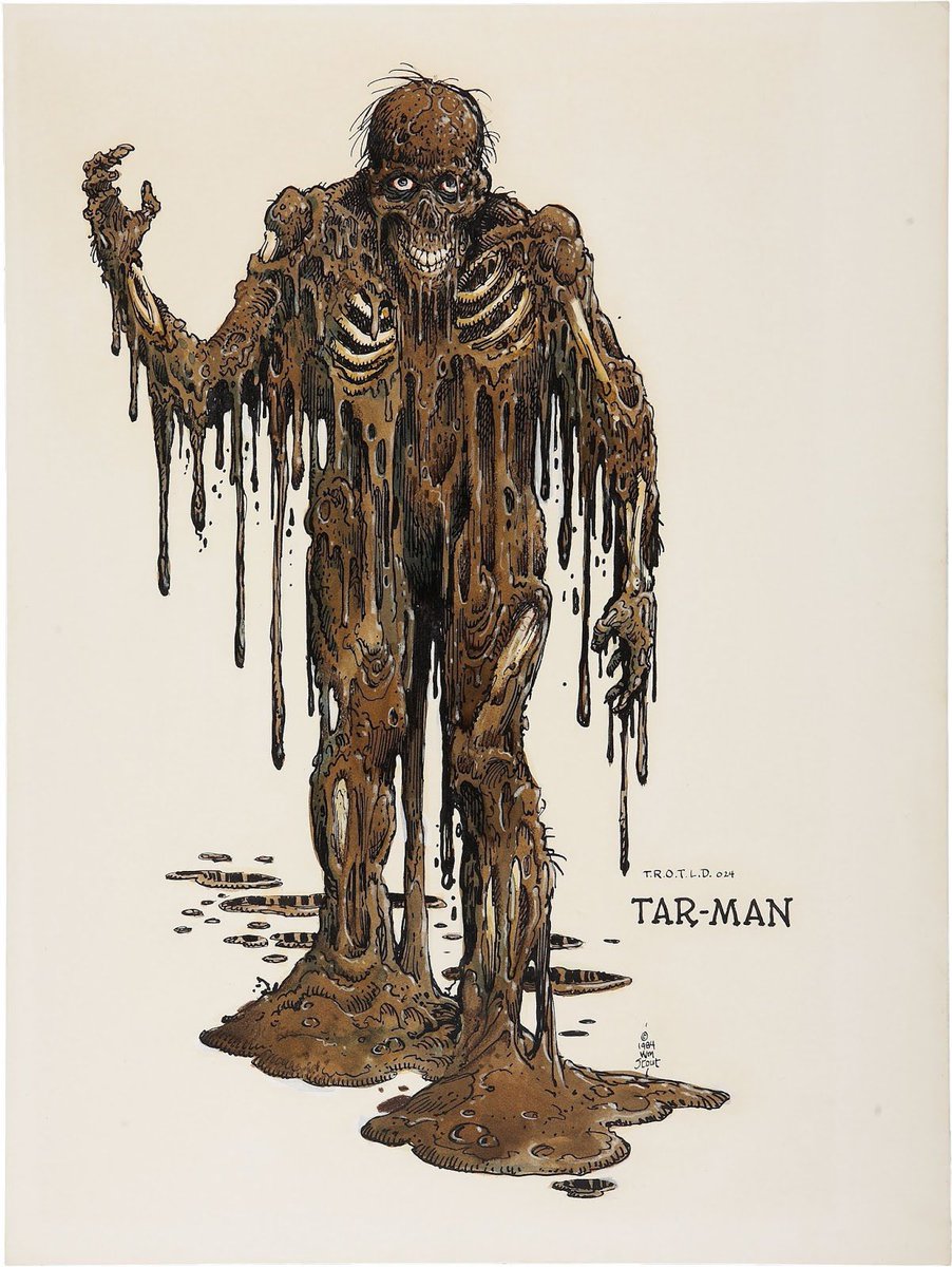 Gary_zilla's tweet image. Forever Gushing over William Stouts concept work on Tarman, glorious how good they translated it to the live action counterpart.