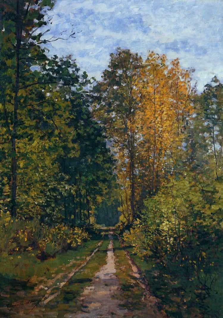 クロード・モネ、Road in the Forest of Fontainebl JF AGER. 🇫🇷 & 🇺🇸 United by shared values. on X: 