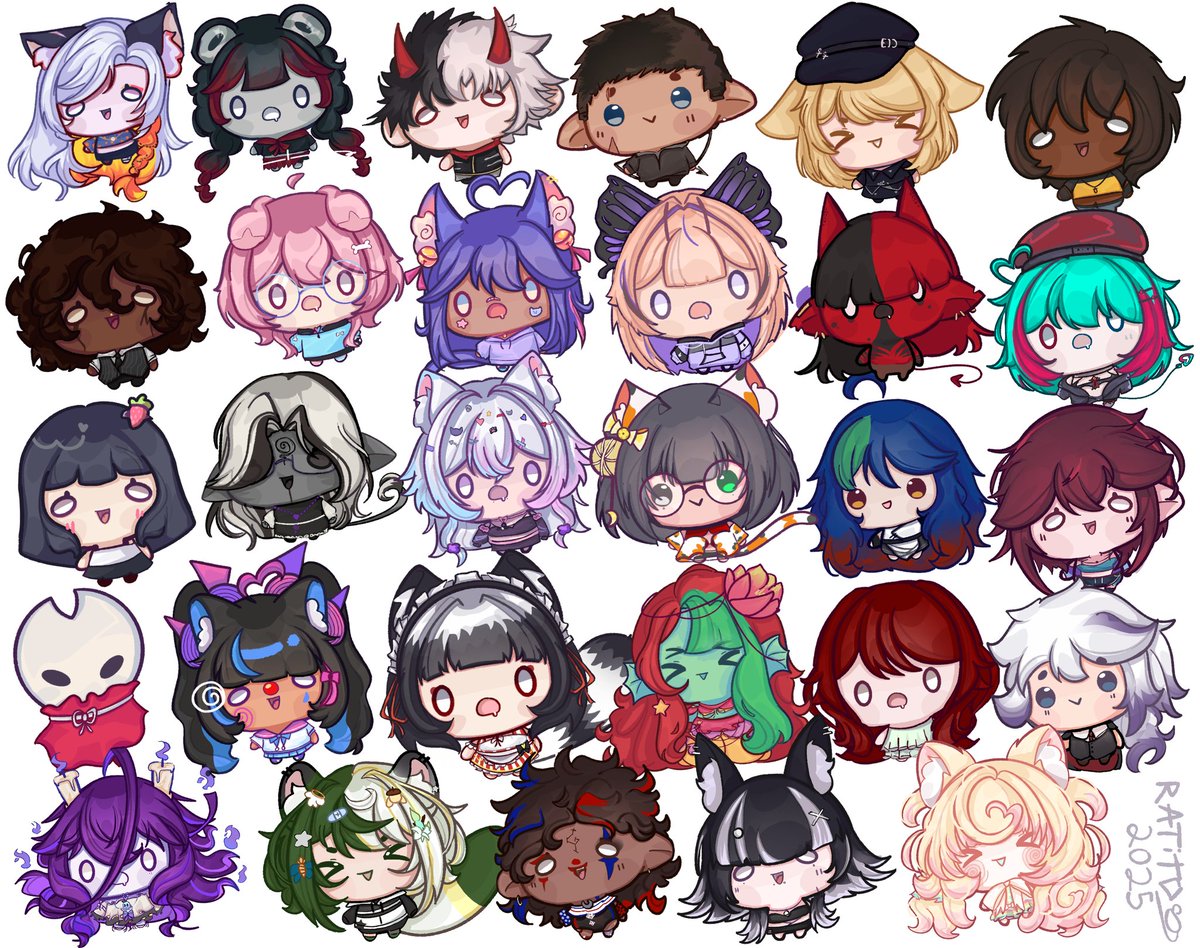 Todos os Endeotas fofos finalizados e incrivelmente lindos.

obrigado a todos que compraram eles, espero que tenham gostado 🙌🥹

RT + ❤️ = Artista feliz ☺️