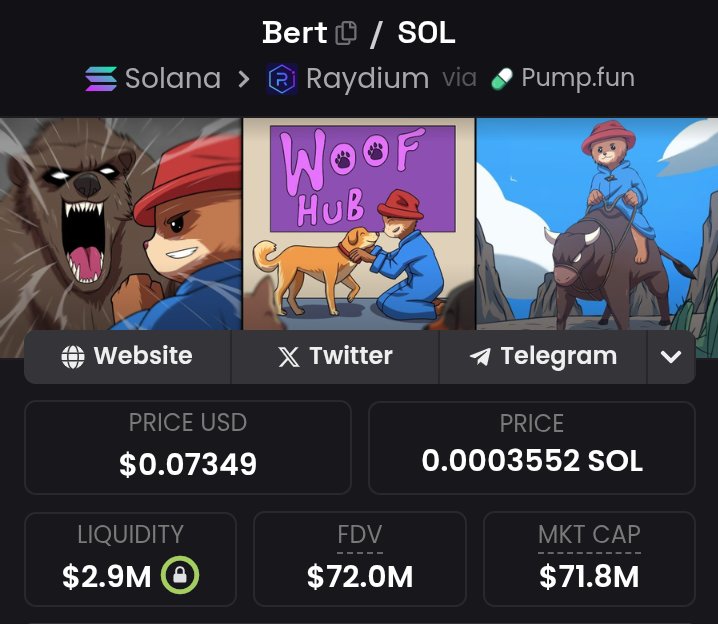 $BERT $1B ⏳

Who's with me?👀