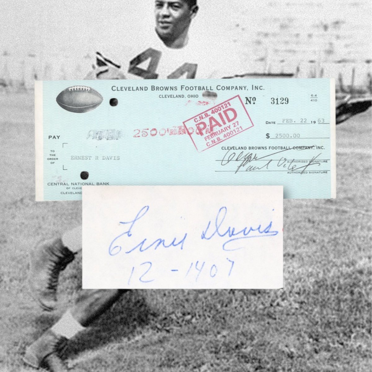 Signed checks bring history to life. Our Oct. 16 Books &amp; Autographs Auction includes rare examples from George A. Custer, Chester A. Arthur, Benjamin Harrison, William H. Taft, Carlo Gambino, and Ernie Davis.

🔗 weiss.auction/auctions

#Autographs #Checks #WeissAuctions