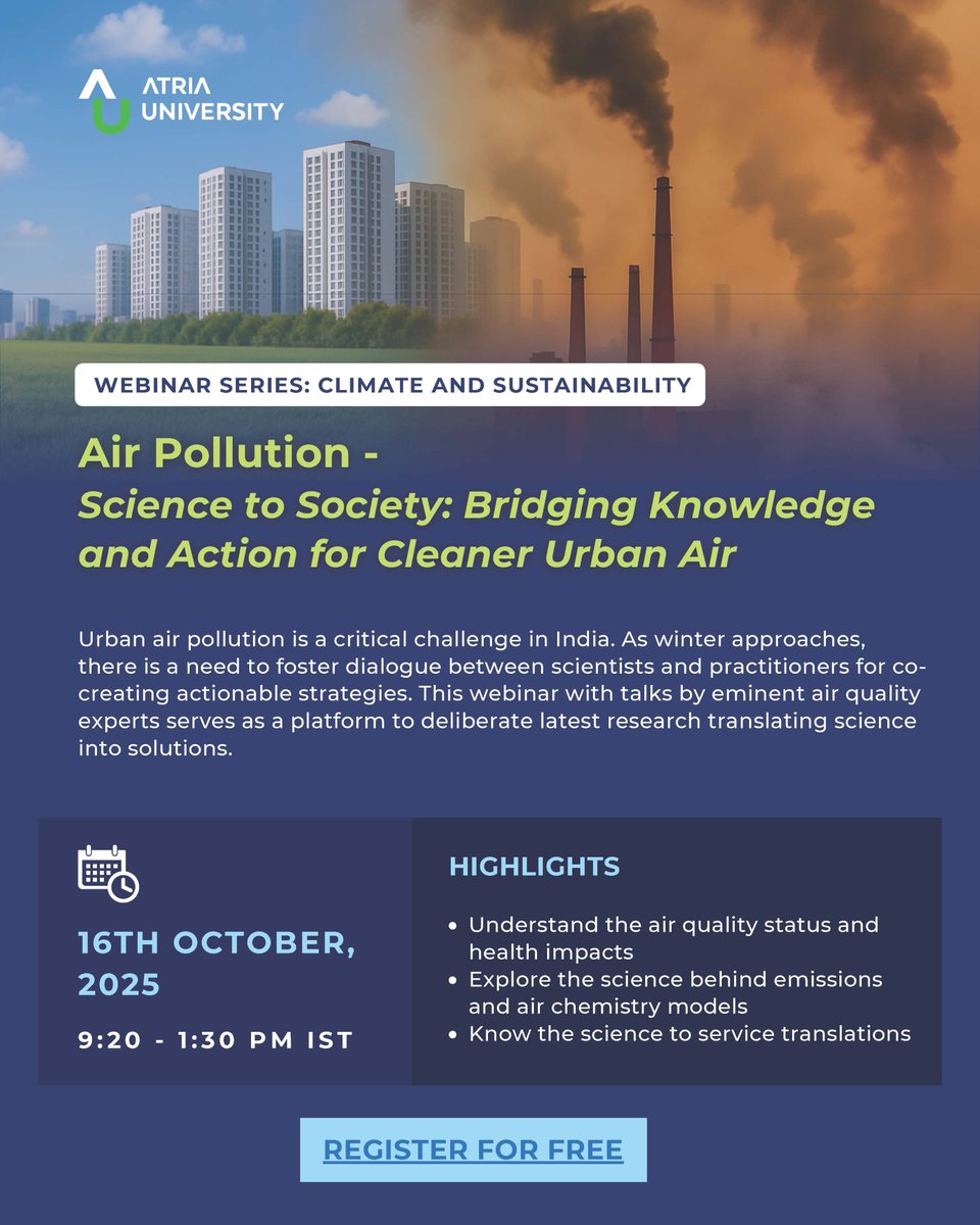 Madhavan Rajeevan (@rajeevan61) on Twitter photo Air Pollution in Indian Cities
As winter approaches, North India once again braces for a season of deteriorating air quality. The region experiences dangerously high levels of air pollution, which not only threatens public health but also claims countless lives every year. Human Air Pollution in Indian Cities
As winter approaches, North India once again braces for a season of deteriorating air quality. The region experiences dangerously high levels of air pollution, which not only threatens public health but also claims countless lives every year. Human