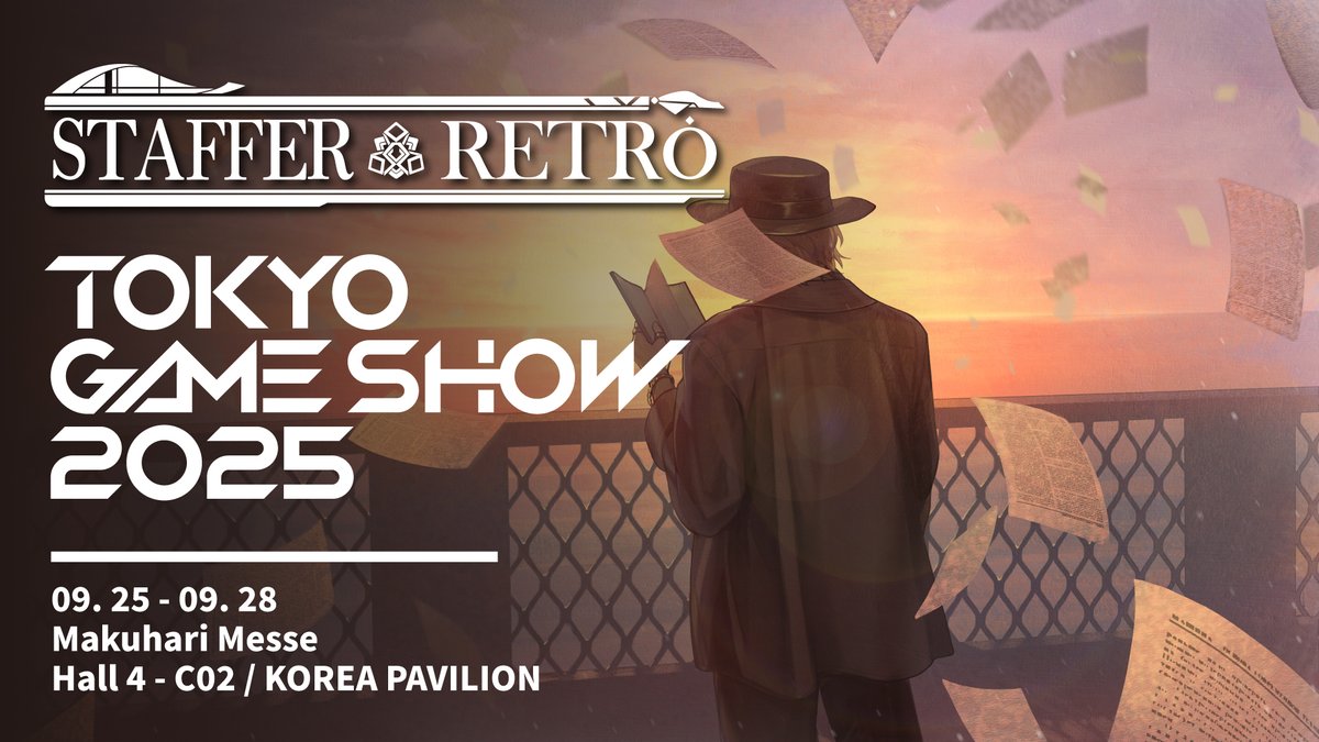 🎮Staffer Retro Tokyo Game Show 2025 開幕まであと1週間！
当ブースでゲームをプレイしていただいた方に、限定グッズを無料プレゼント！
👉 数量限定：ピンバッジ 100個 / キーホルダー 100個
お見逃しなく！ぜひお立ち寄りください 🙌 #TGS2025 

Steam Wishlist: store.steampowered.com/app/3837350?ut…