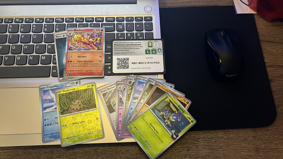 PoDoesPokemon's tweet image. Before I try for Prismatic Evolutions tonight… let’s open a pack! #DestinedRivals pack #7! #CodeCard #Pokemon #PokemonTCG