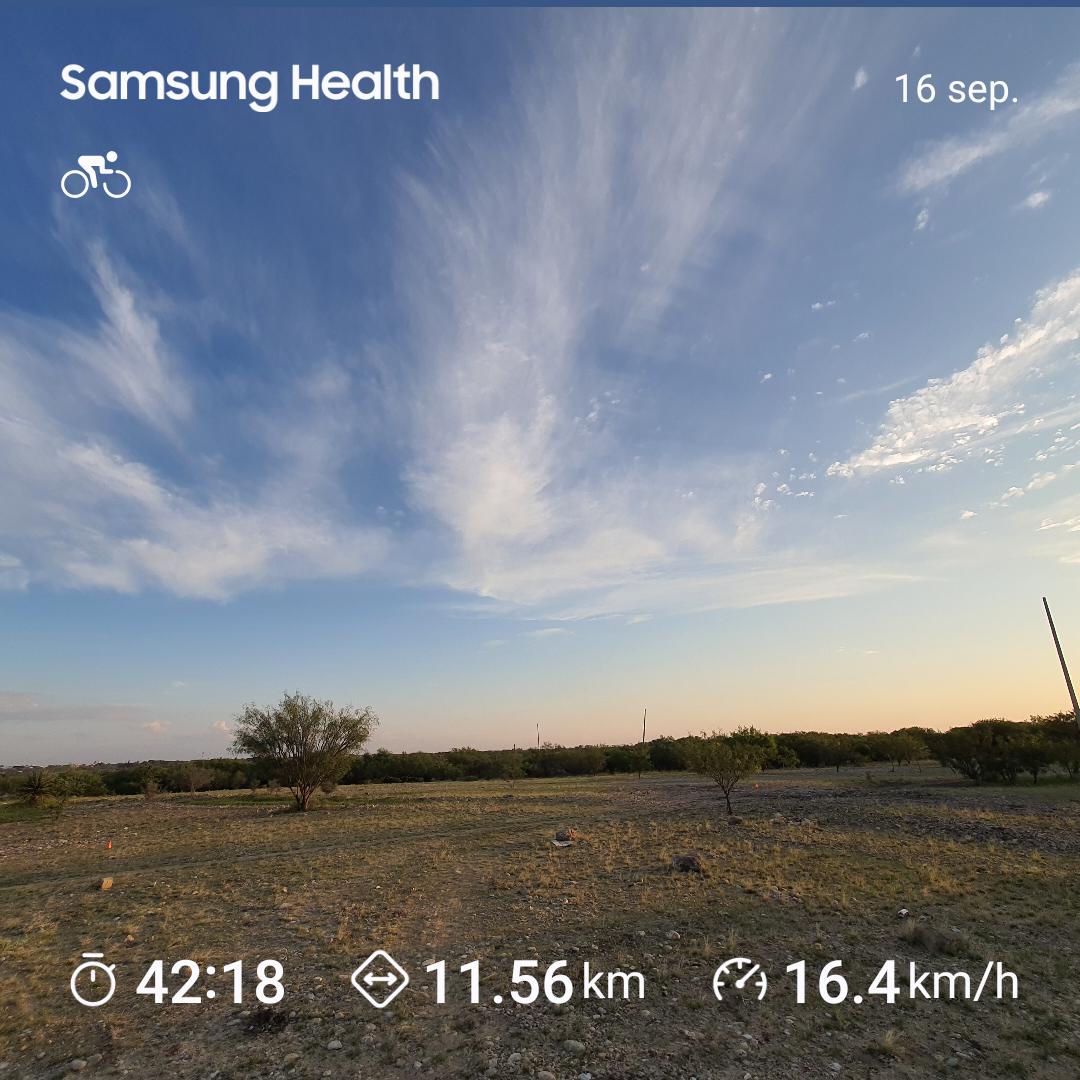 sanch6899's tweet photo. Aquí ya se entrenó 🚴🏽‍♂️
Pista Tajin 11.5km 16.4km/h https://t.co/uX2gKcw5DC