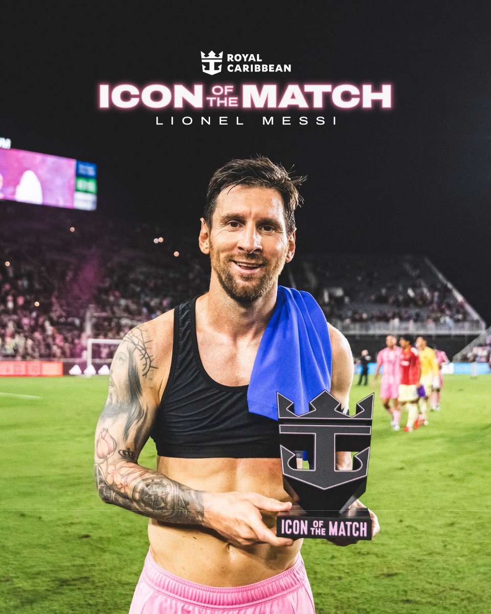 Tonight's #IconOfTheMatch is for our captain 🐐✨ <a href="/RoyalCaribbean/">Royal Caribbean</a>