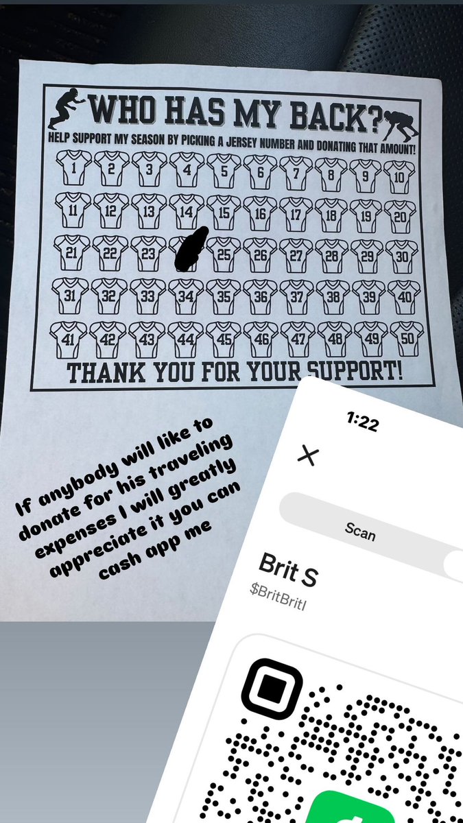 Britbratplus2's tweet photo. Help my son with his traveling expenses his team goes to the national and need help for the players pick a number abs donate the amount https://t.co/bSeDI5k2PW