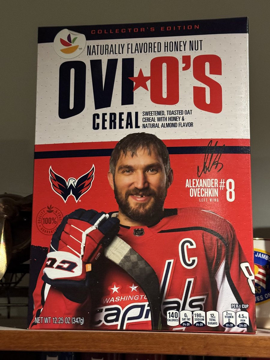 1995hoo's tweet photo. On tonight’s news, @eunyangnbc was speculating on whether it’s a good idea to eat unopened @ovi8 Ovi O’s cereal. We have a box of those. But we also have this other unopened cereal from 1995 that probably makes Ovi O’s seem fresh and new. https://t.co/3o4CtDCuJJ