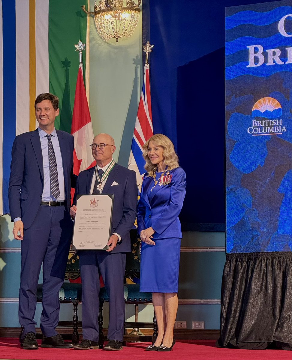 G_Anderson1's tweet photo. Honoured to attend the ceremony inducting Dr. Robin Love into the Order of BC.
From founding palliative care in Nanaimo to shaping global care in Nepal, his compassion & leadership have inspired generations. Congratulations, Dr. Love! #OrderOfBC #Nanaimo #Lantzville https://t.co/ZmEVVZdxXx