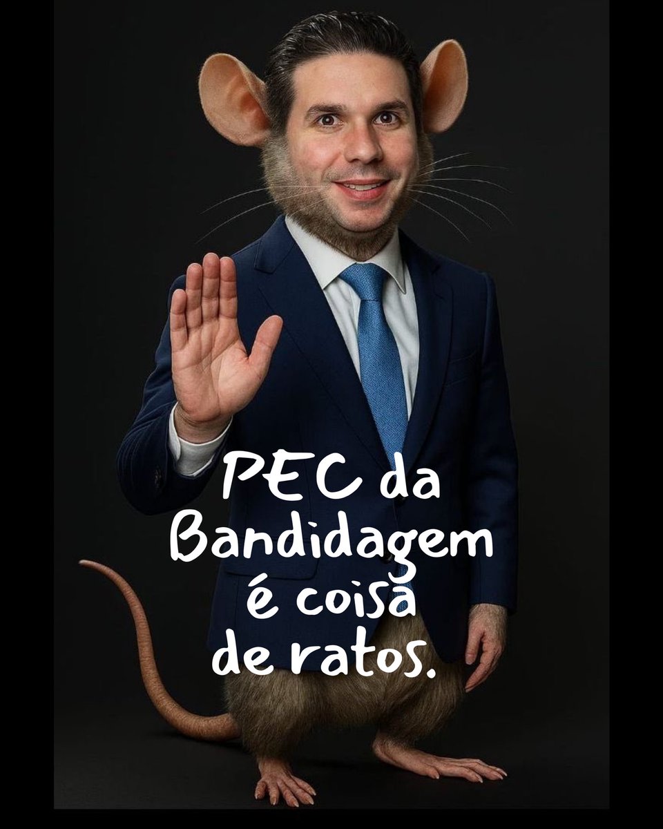 BacurauA's tweet image. PEC DA BANDIDAGEM É COISA DE RATOS