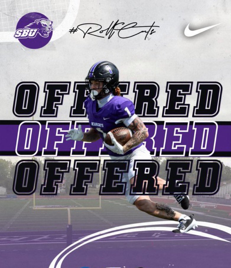 #AGTG After having a great conversation with <a href="/CoachDNew_/">Donavan Newman III</a> I have been blessed to received my 4th offer from <a href="/sbubearcats_fb/">SBU Football</a>!! <a href="/HLR_FOOTBALL/">Richards Football</a> <a href="/CoachShen/">Anthony Sheehan</a>