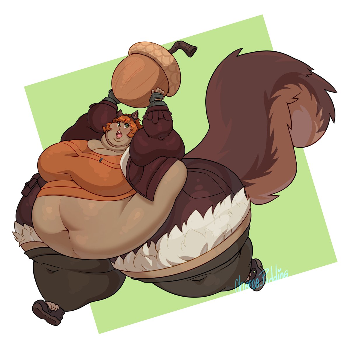 look at this big acorn!