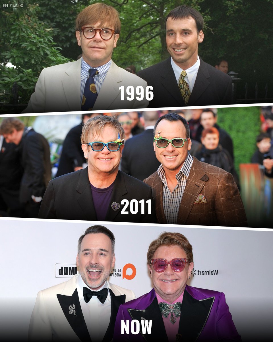 Elton &amp; David — three decades, two sons, one love story that still shines. ❤️‍🔥