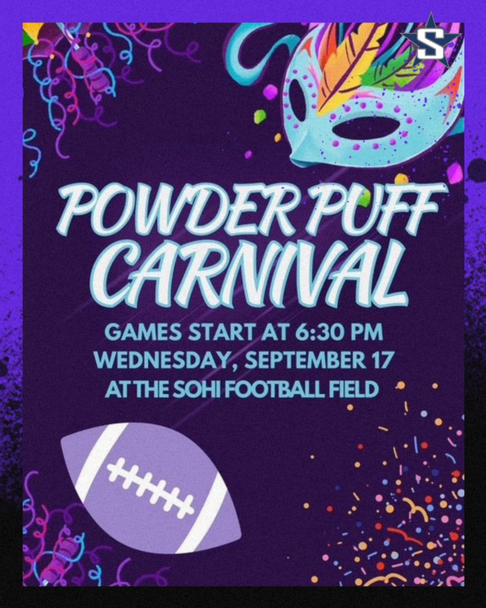 Join us at the field on Wednesday, Sept 17 at 6:30 PM for the annual Homecoming Powder Puff games! #realinrio