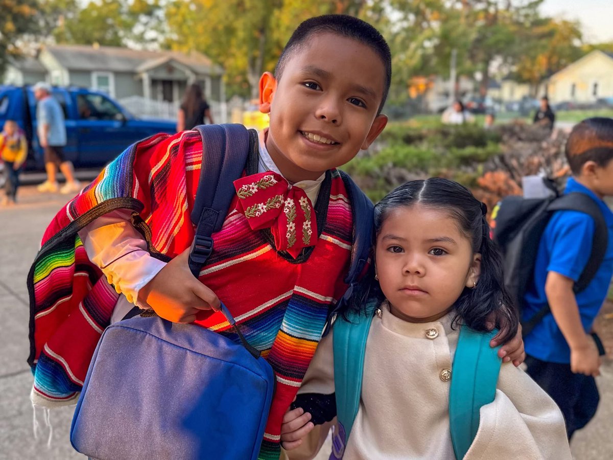 Kicking off #HispanicHeritageMonth 💚🤍❤️ <a href="/Aguilera_RJW/">Javier Aguilera</a> <a href="/CC_Renteria/">Christine Cano Renteria</a> <a href="/FortWorthISD/">Fort Worth Independent School District</a>