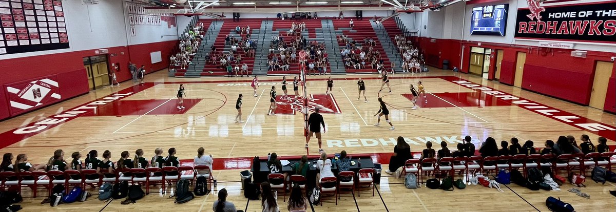 Naperville Central hosted the first ever junior high regular season game tonight!  It was great to see what the future looks like for NCHS girls volleyball! <a href="/NCHSRedhawks/">NCHS Athletics</a> <a href="/NCHSOFFICIAL/">Naperville Central</a>