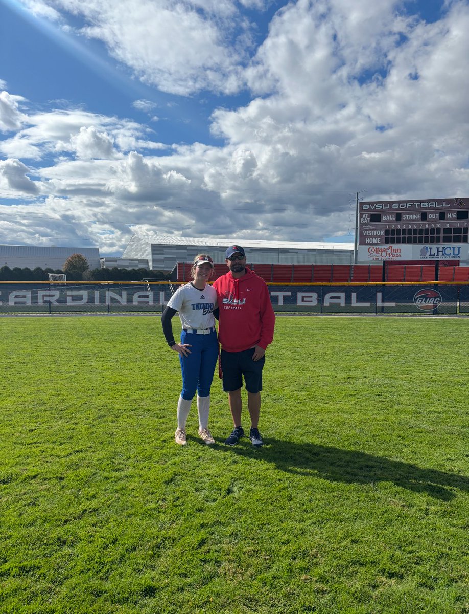 Got to stop back at <a href="/SVSU_Softball/">Cardinal Softball</a> for another great camp! Thank you <a href="/svsu_ryan/">CoachRyan</a> for an awesome day of reps, games and talks with your players. Hope to see you soon! <a href="/TEP_Ferrari/">Thunder Elite Premier - Ferrari</a> <a href="/OilerPride22/">Jeff Steiner</a> <a href="/RangersFP/">Rangers Fastpitch</a>