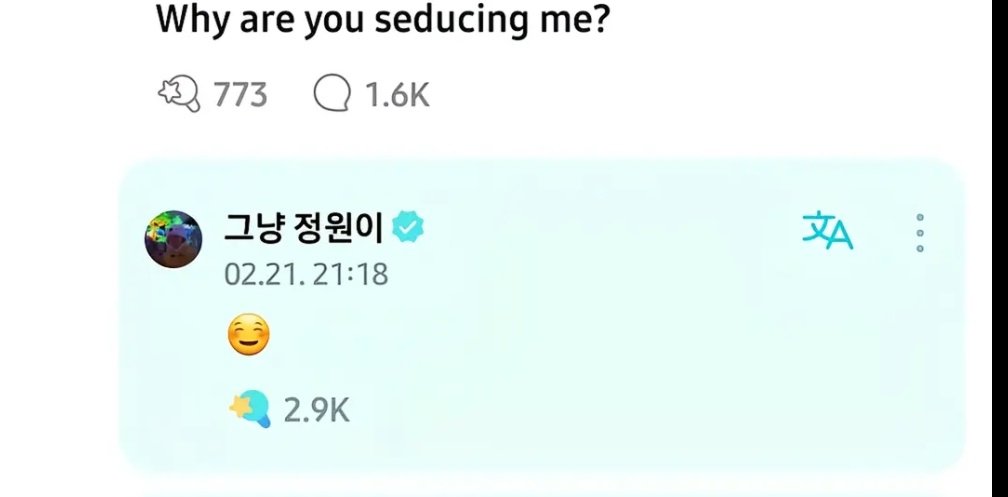 💬 por que você esta me seduzindo? 
🦊 eu nem comecei ainda? 
🐱 😊

O JUNGWON É MUITO CIUMENTO BICHO KKKKKKKKKKKKKKK