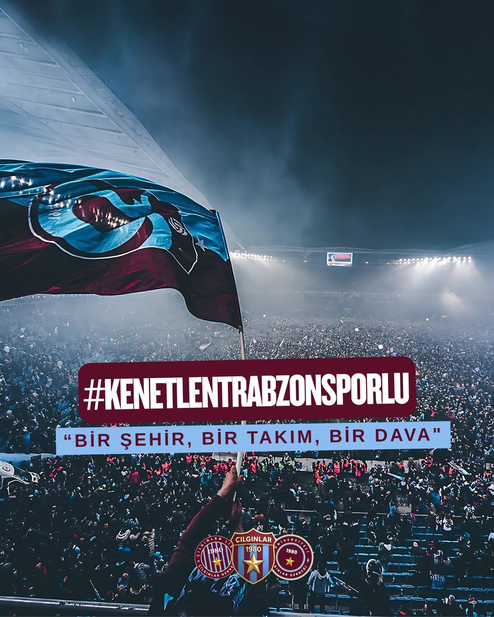 "Hak, Hukuk ve Adalet İçin”

👉 #KenetlenTrabzonsporlu