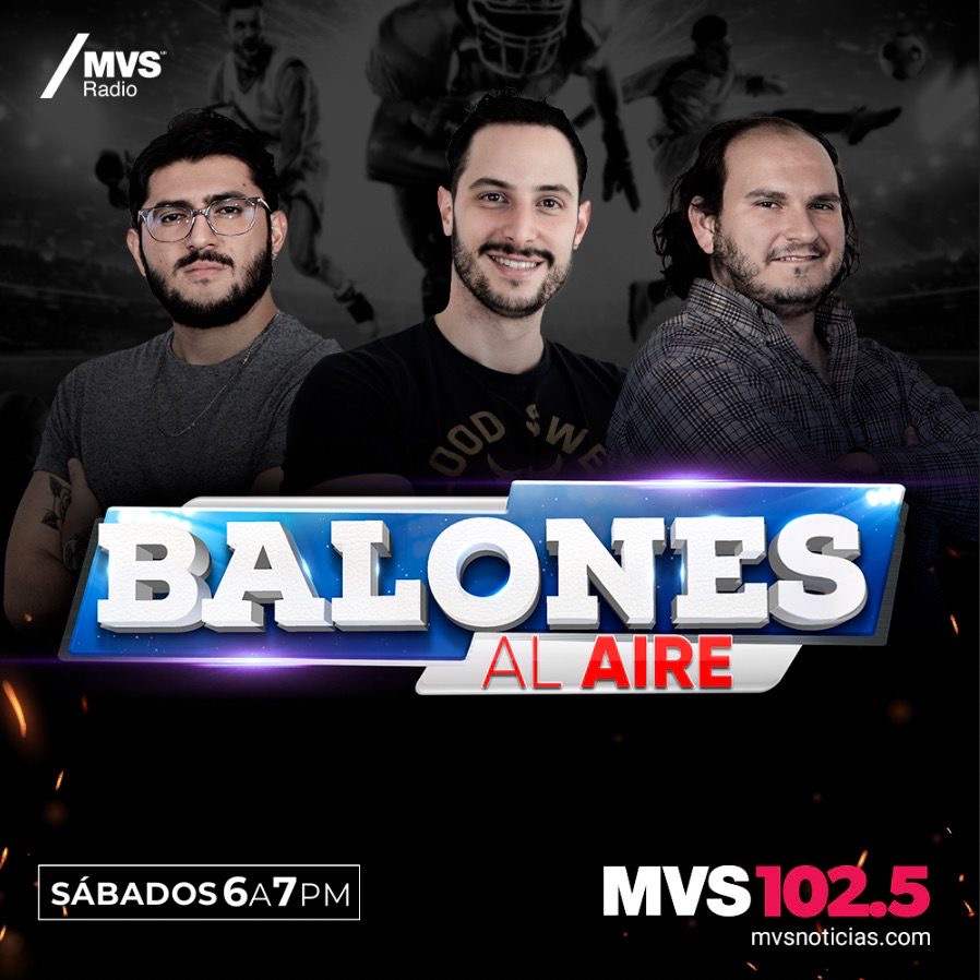 ¡Arrancamos #BalonesAlAire por el 102.5FM!

⚽️ Lo mejor de la J9 de la Liga MX y la previa del Rayados-América

🇪🇺 Lo más destacado de la J1 de la Champions League

🏈 La semana 3 de la NFL

🏎️ La F1

🎁 Premios

¡Y mucho más!

🎙️<a href="/EShabot17/">Eduardo Shabot Sz</a>
🎙️@CarlosAlbertoPG
🎙️<a href="/NicolasSchiller/">Nico</a>