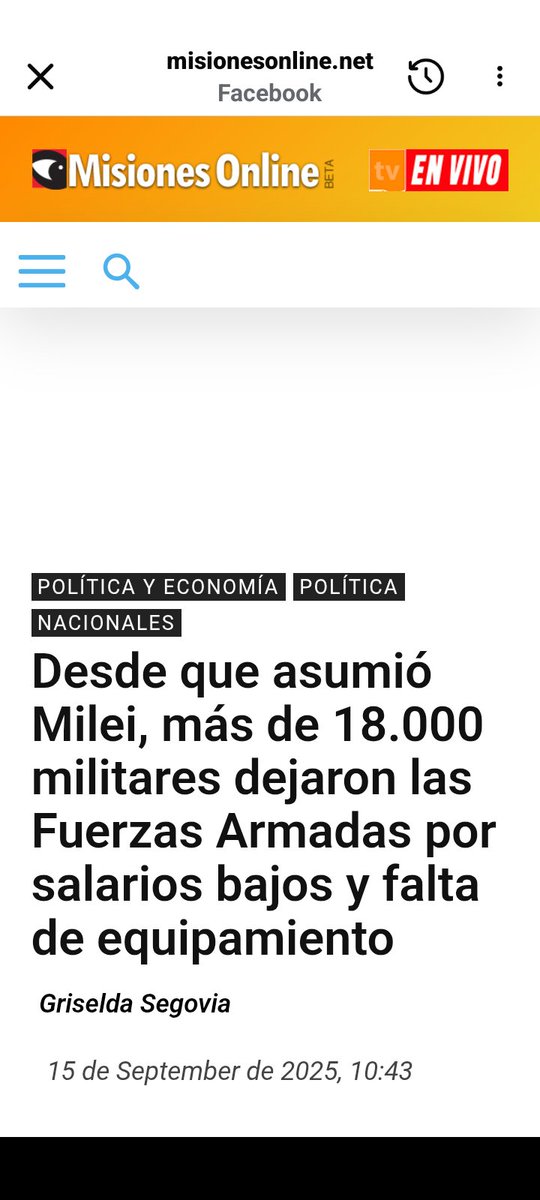 Las Marías en Ituzaingó Corrientes, entra en recorte de personal.
En las fuerzas armadas y federales renunciaron por los bajos sueldos, falta de equipo, y las obras sociales destrozadas.
CFK y Alberto Fernández hicieron destrozos, éstos libertarios lo están hundiendo más