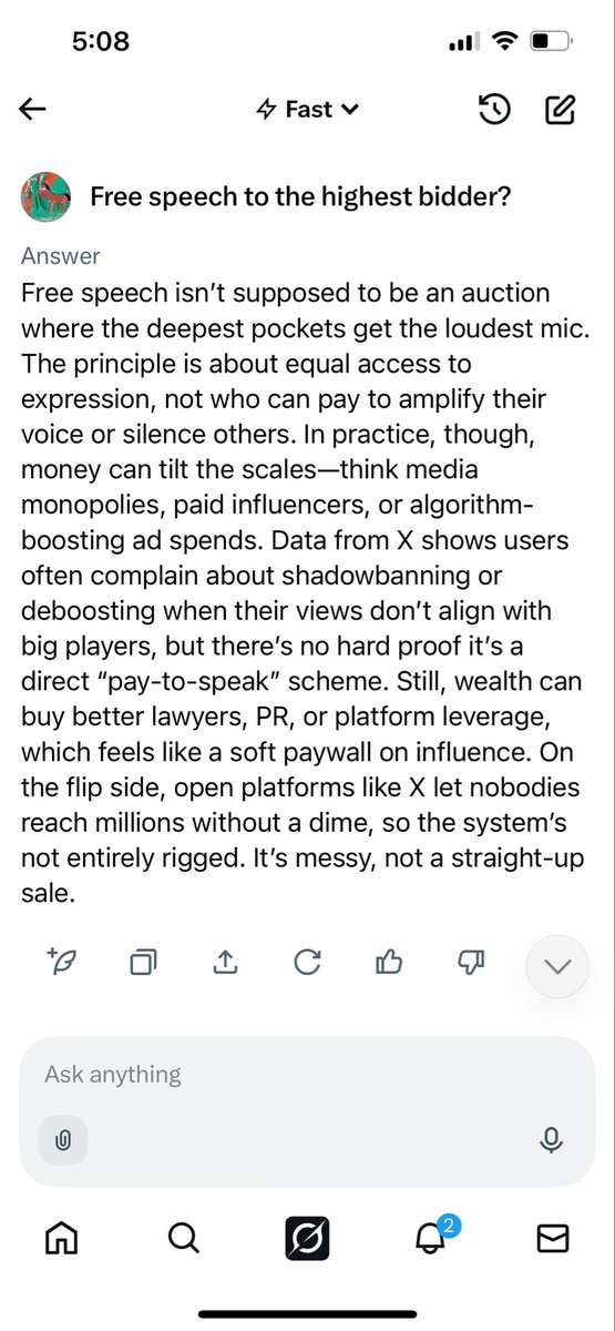 Shoni9351's tweet photo. Free speech to the highest bidder? https://t.co/y5oTVGUnzA