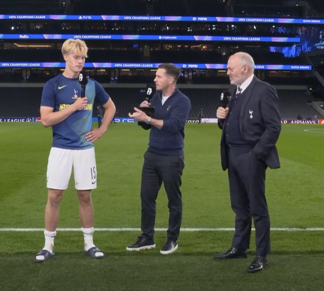 Lucas is huge… and wearing flip flops.