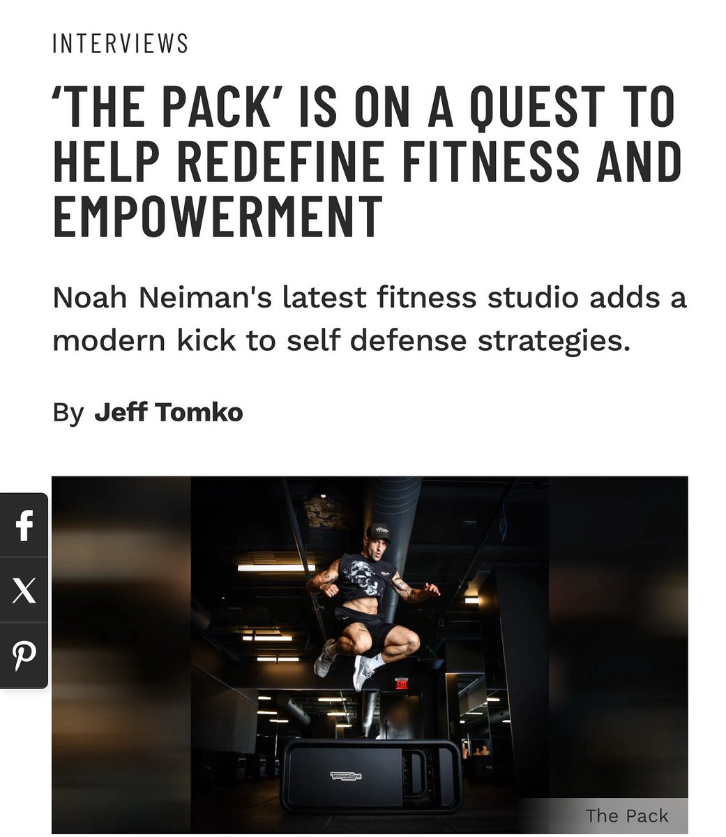muscle_fitness's tweet image. ‘THE PACK’ IS ON A QUEST TO HELP REDEFINE FITNESS AND EMPOWERMENT

Noah Neiman&apos;s latest fitness studio adds a modern kick to self defense strategies.
By Jeff Tomko
@jefftomko 

Read Article 
muscleandfitness.com/athletes-celeb…

#BurnFat #Cardio #ExerciseTips #FitnessTips #Inspiration…