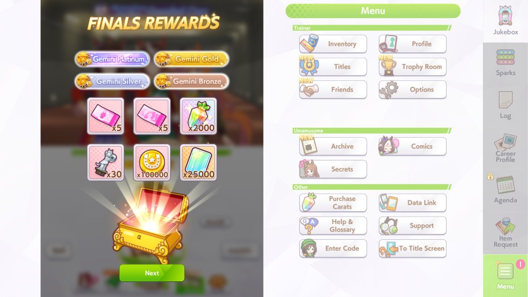 EL CONDOR PASAAA, mi ganadora de la Geminis Cup! #umamusumeprettyderby