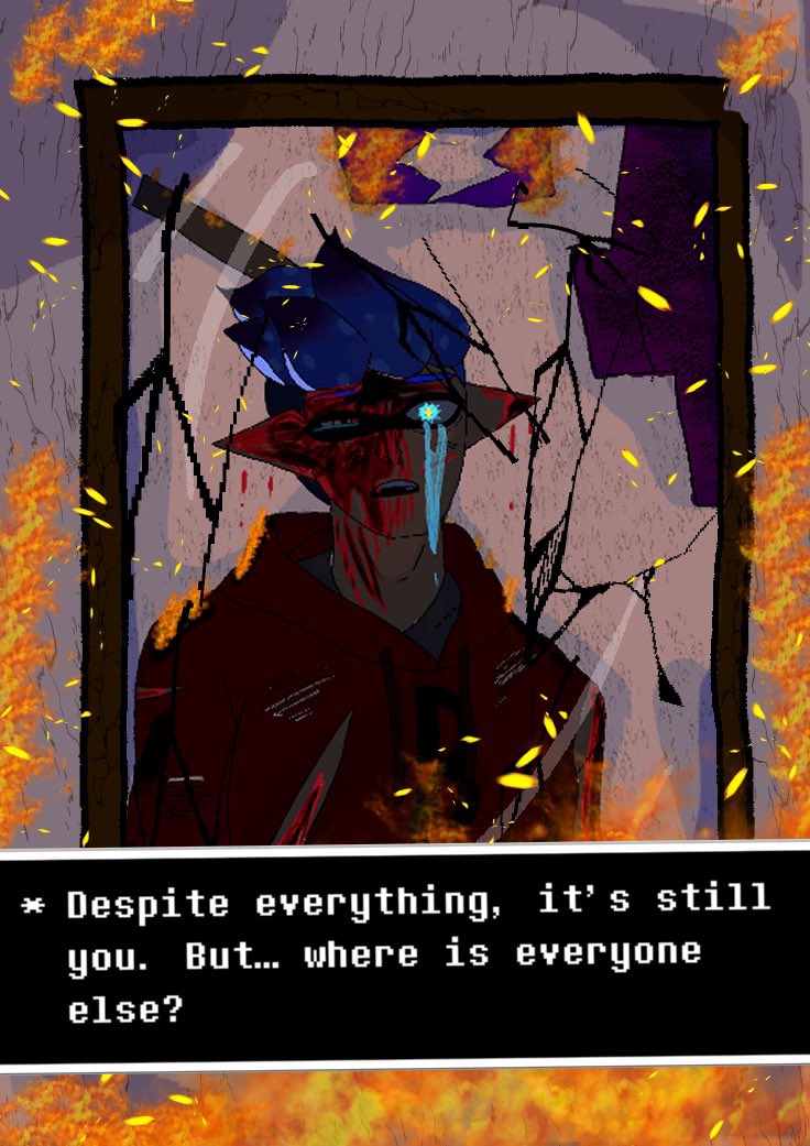 caleb605art's tweet photo. So I made this set of drawings a while ago and now is Undertale’s 10th anniversary so I feel it’s appropriate to post these today https://t.co/4d11qY82Zq