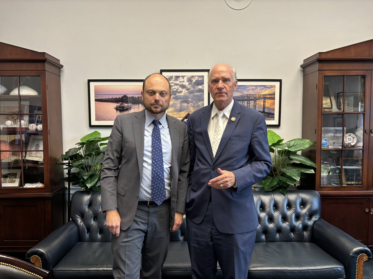 Good conversation with <a href="/USRepKeating/">Congressman Bill Keating</a>, ranking member of the House Europe Subcommittee. Defending democracy worldwide has long been both a moral stance and a national security interest for the U.S. — and it must remain so.