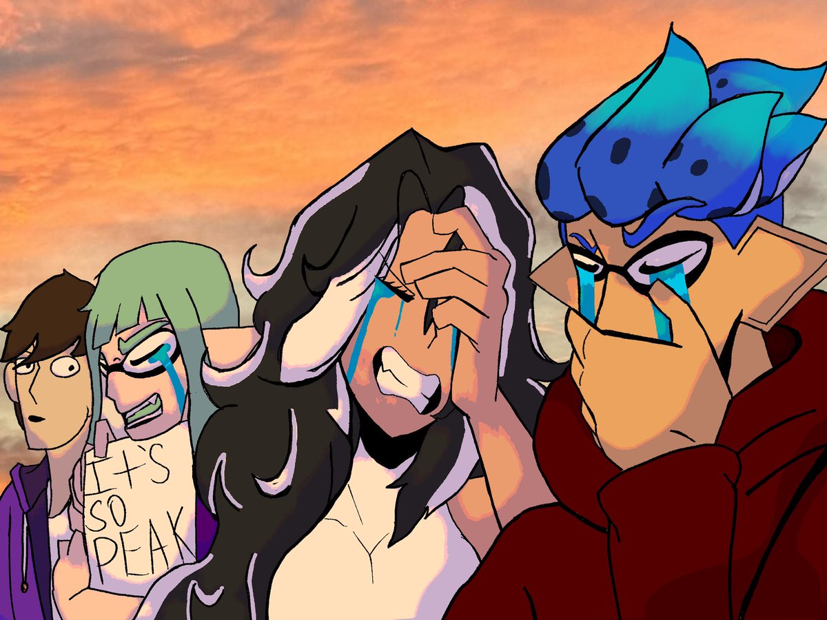 caleb605art's tweet photo. These are 2 reaction images I made for the Children of Infinity a few months ago and somehow the one of the trio became one of @5Niko05 favorite drawings I’ve ever done https://t.co/3zNtjSep6G