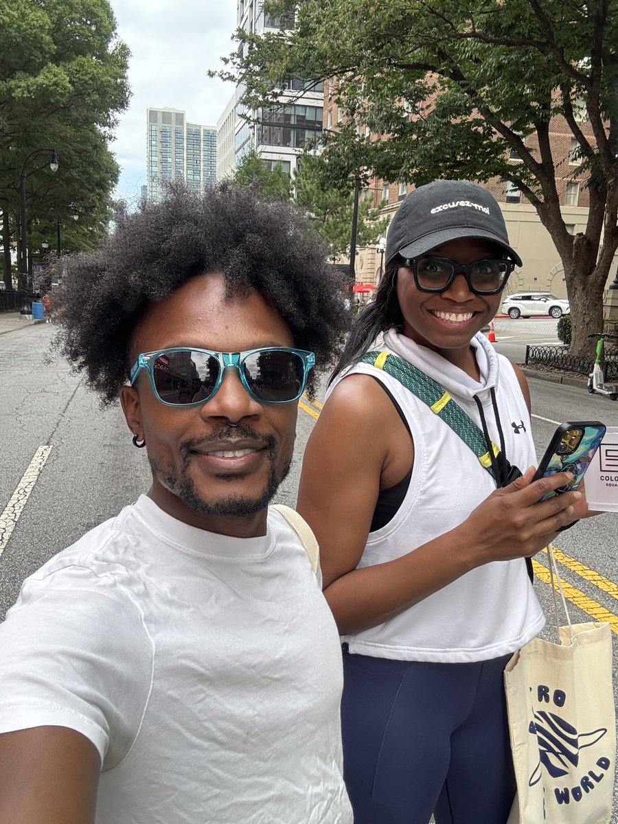 Just a little fitness with my Best Friend. #atl #atlanta