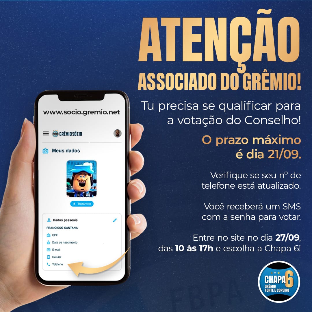 GremioSempre81's tweet photo. MUITO IMPORTANTE 👇