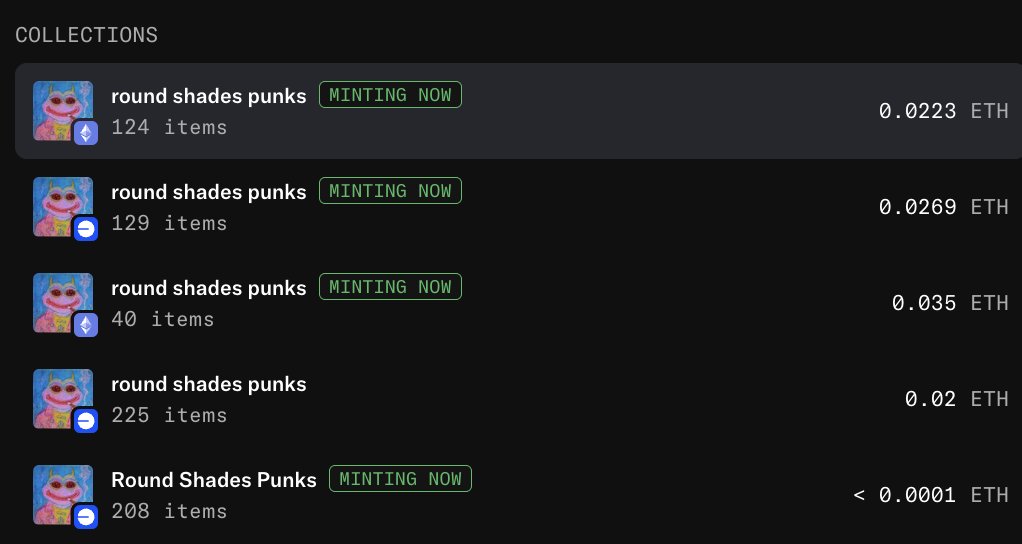 🚨 Beware fakes. Only mint from the lenk in my post.