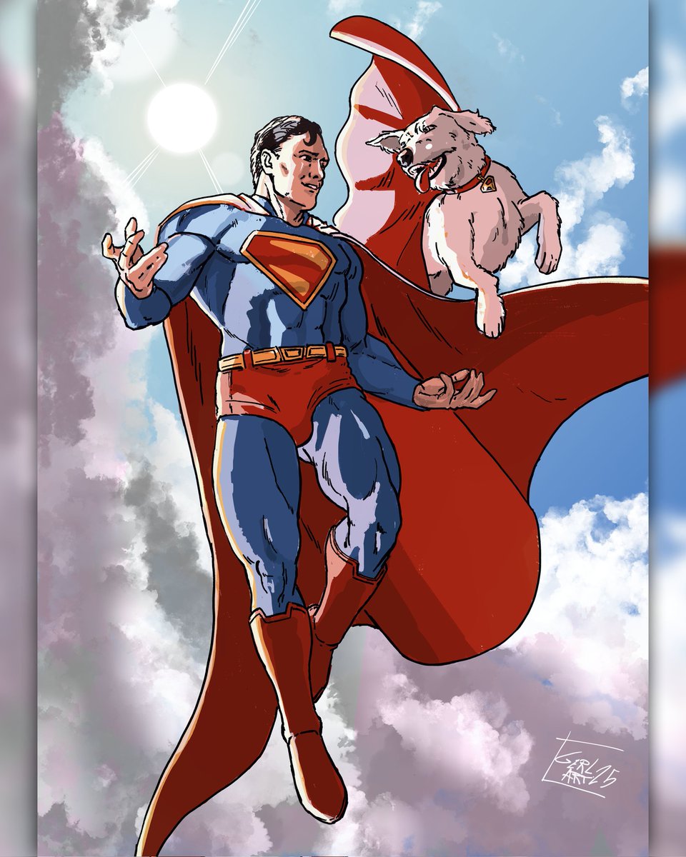 Out of nowhere, a cool Superman!
Sorry, as always, for being absent. I’ve been working on so many things I hope to share with you soon!

----

#superman #supermanlegacy #dccomics
#dcu #supermanjamesgunn #comics #clipstudiopaint #digitalart #superhero