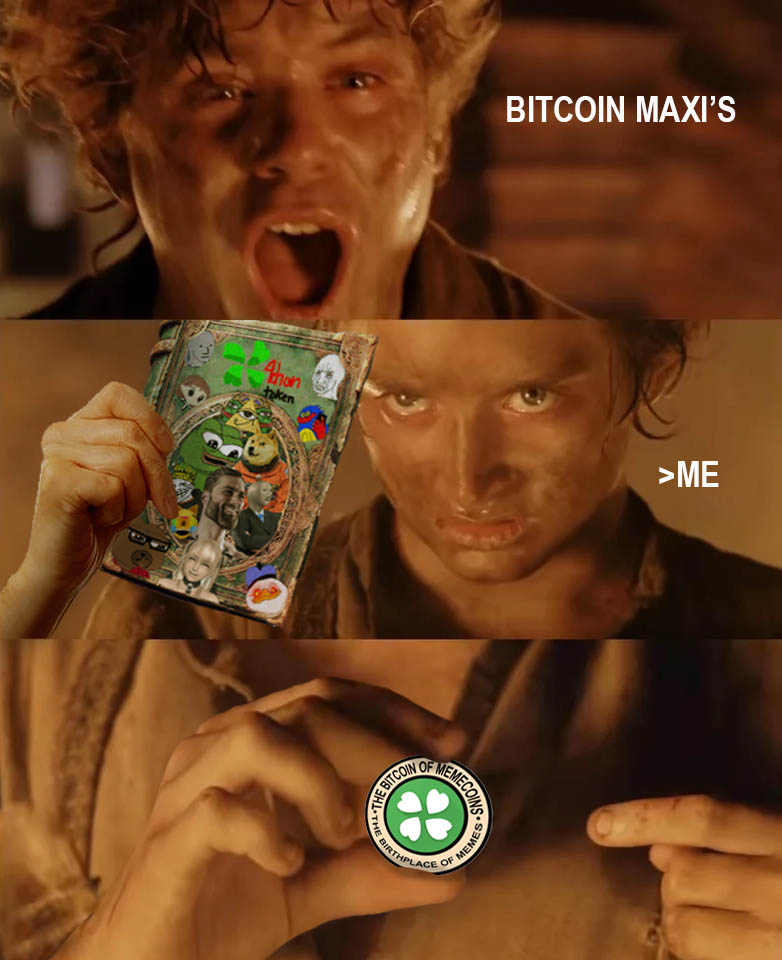 4chantokenio's tweet photo. DERZ NO STOPPING TEH TRUE FAXZ.

TEH NEXT BITCOIN CAN ONLY BE TEH BITCOIN OF MEMECOINS #4CHAN🍀

SRY NOT SRY, KEK

ANONS RISING UP. 

NORMIES WAKING UP. https://t.co/PzsmH8ezvU
