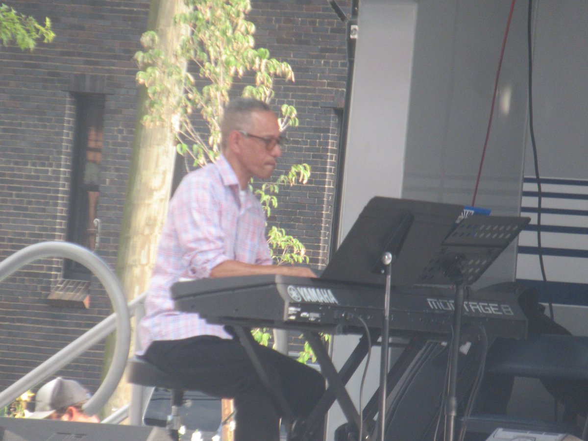 QOTDCT's tweet image. #RecentEvents #OutsideOfCT:
Percussionist Chembo Coriel at the 14th #JazzFest in #WhitePlains, #NY, 9/14/2025