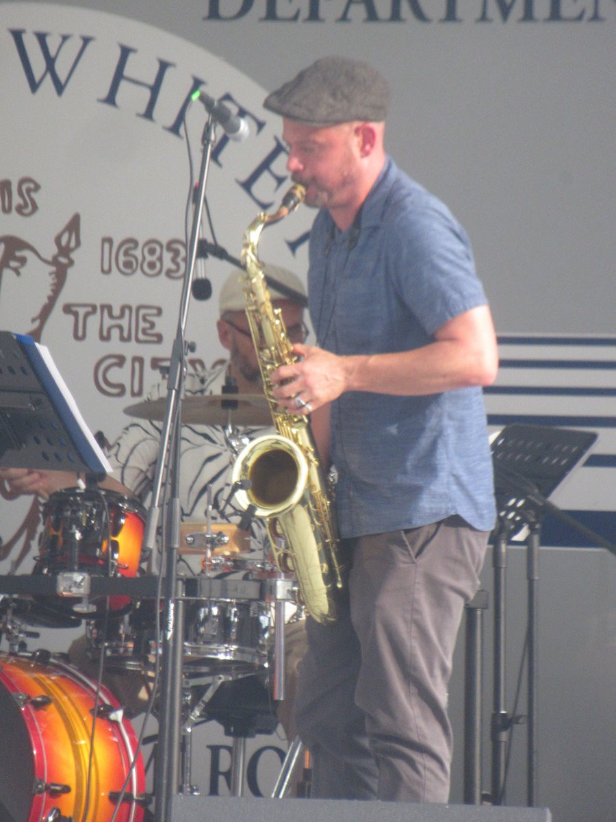 QOTDCT's tweet image. #RecentEvents #OutsideOfCT:
Percussionist Chembo Coriel at the 14th #JazzFest in #WhitePlains, #NY, 9/14/2025