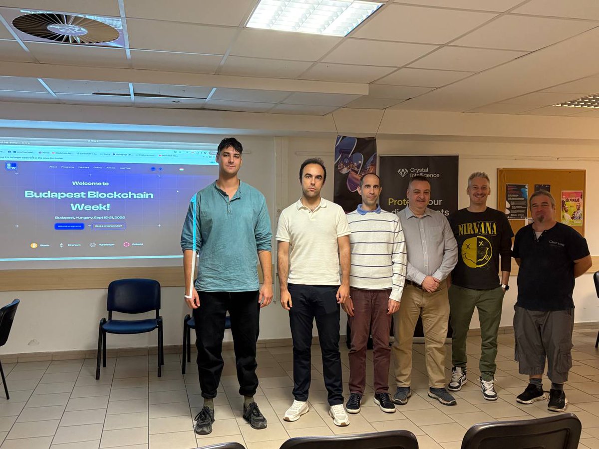 Successfully kicked off the Budapest Blockchain Week 2025.
We will continue on Wednesday from 15.00 (CET).