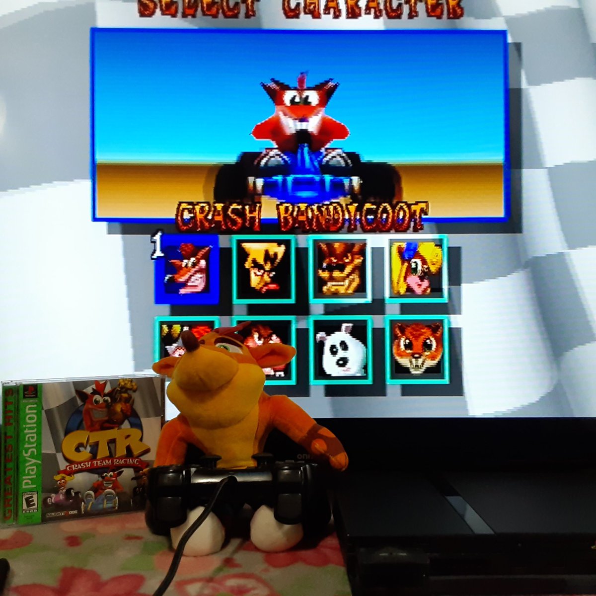 PakoHedgeDog's tweet photo. This is my first time playing the original Crash CTR and so far its been really fun. 😄
Unfortunately I just found out that I need to buy a PS1 memory card if I want to save, the PS2 one won't work.
#CrashBandicoot #CrashCTR #CrashTeamRacing #PS1 #Retro https://t.co/mpfZWNK7yW