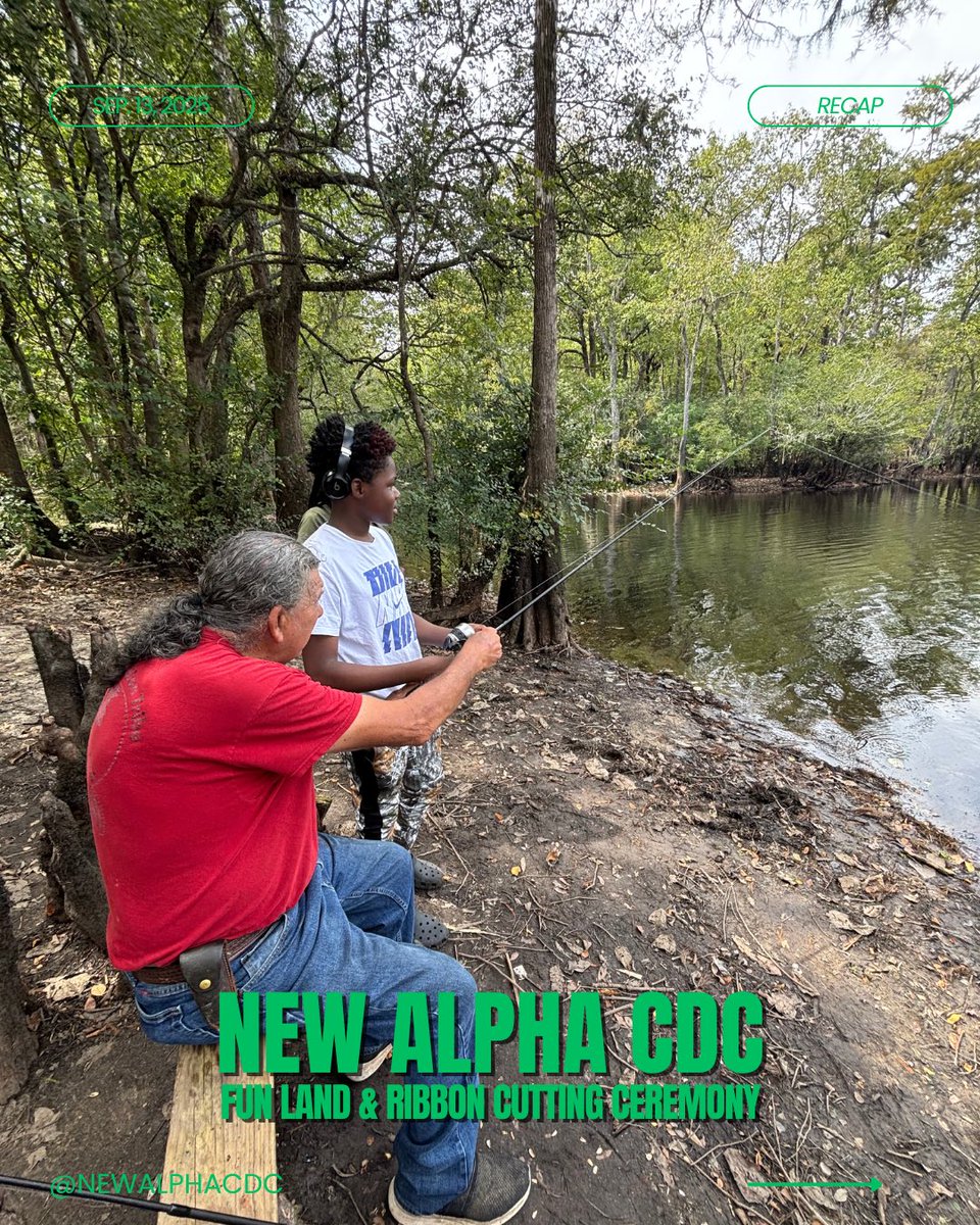 NewAlphaCDC's tweet image. New Alpha CDC celebrated Fun Day and the historic Freedom Land Ribbon Cutting, transforming 305 acres of a former plantation into a protected community forest for healing, history, and hope.💚
#NewAlphaCDC
