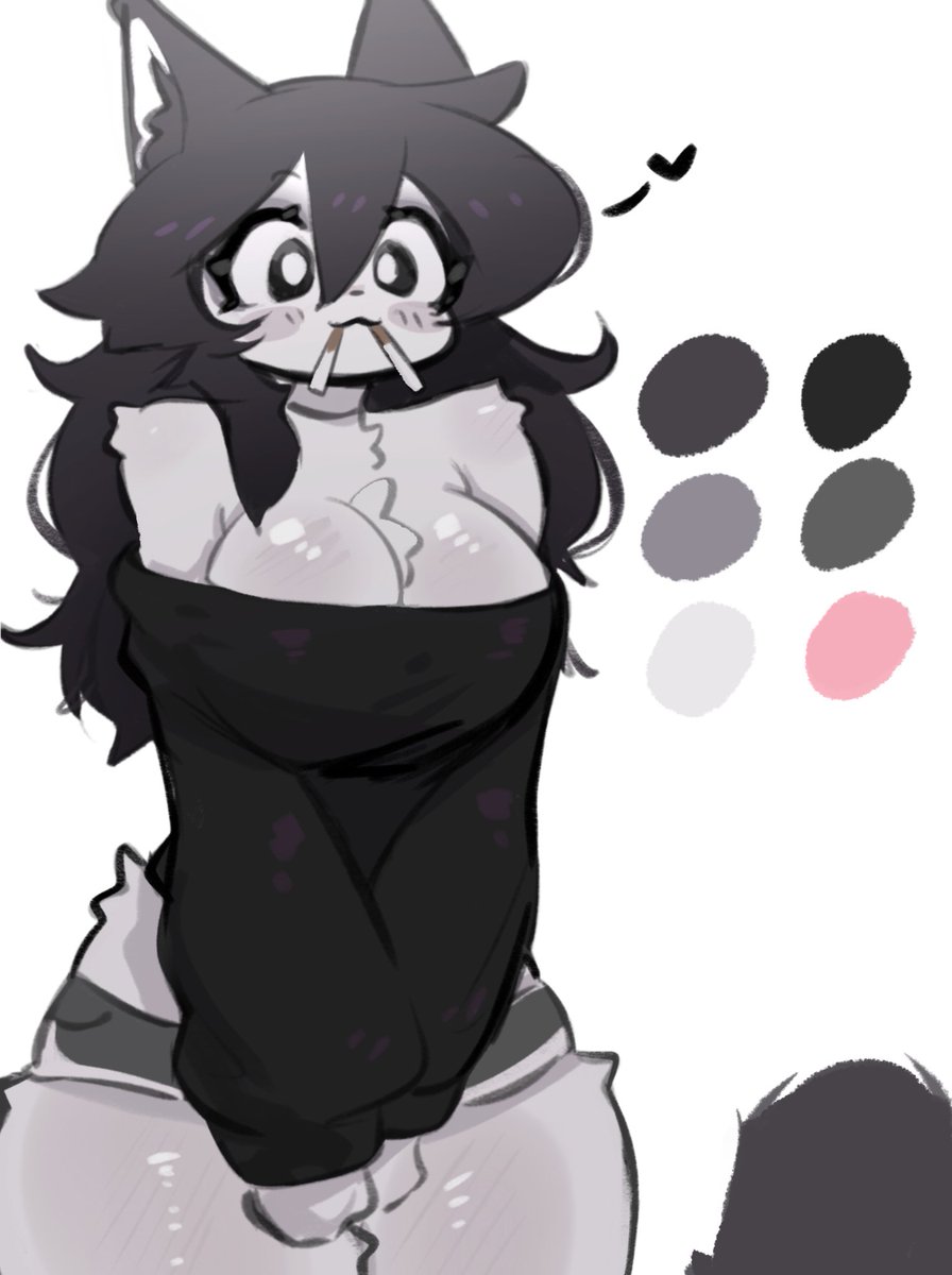 Sharing her color palette!! 🎀