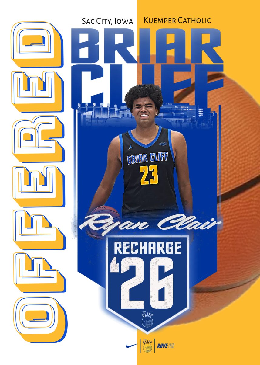 After a great visit at The Cliff. I am honored to receive an offer to play and continue my education. Thank you <a href="/CoachShoe10/">Adam Schumacher</a> <a href="/CoachSvagera/">Mark Svagera</a> <a href="/briarcliffhoops/">Briar Cliff Men’s Basketball</a> <a href="/CoachMinnehan/">Sean Minnehan</a>