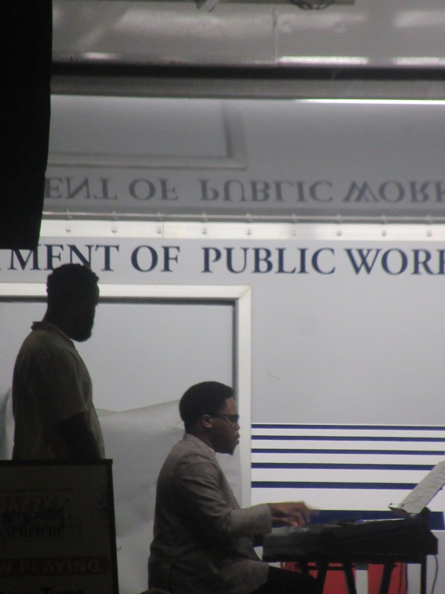 QOTDCT's tweet image. #RecentEvents #OutsideOfCT:
Trombonist [and &apos;seashellist&apos; [2]) Steve Turre and his Sextet at the 14th #JazzFest in #WhitePlains, #NY, 9/14/2025