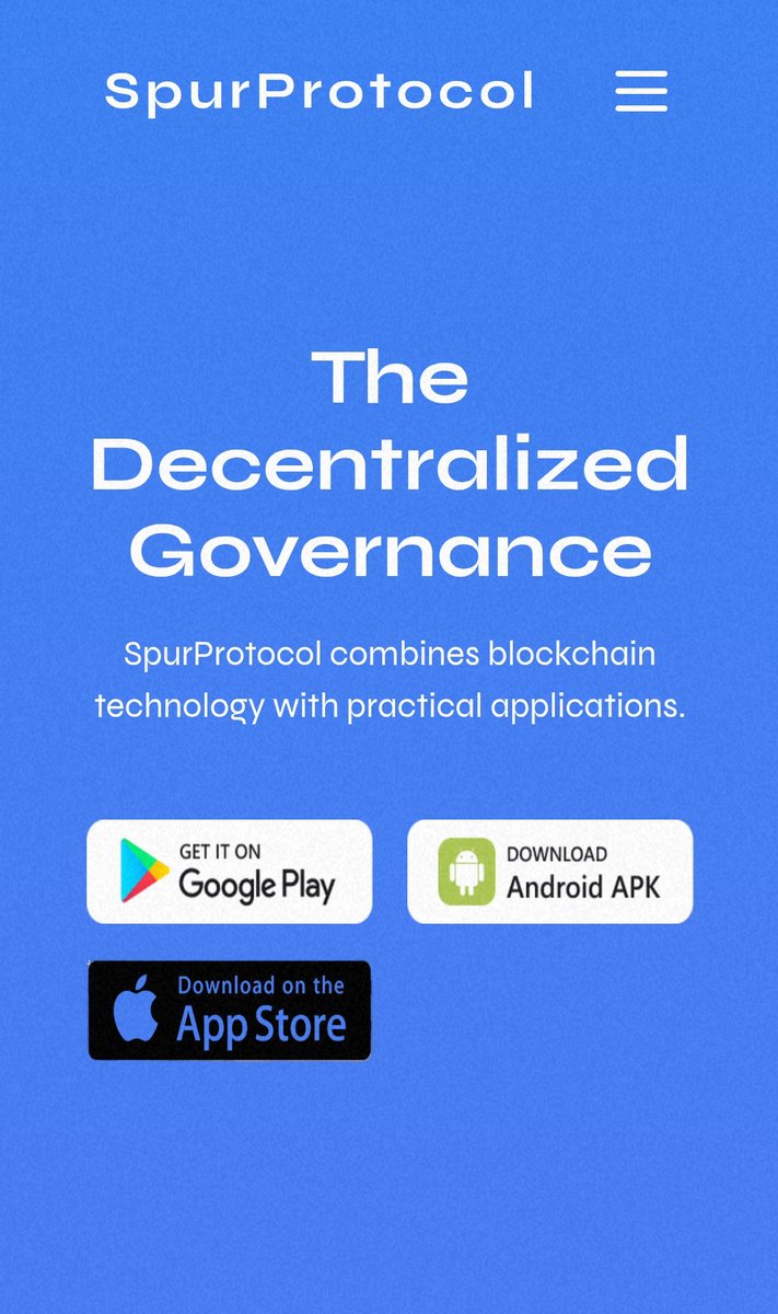 KingKosoA's tweet image. SpurProtocol 🏅
The Decentralized Governance
SpurProtocol combines blockchain technology with practical applications.
#SpurProtocol