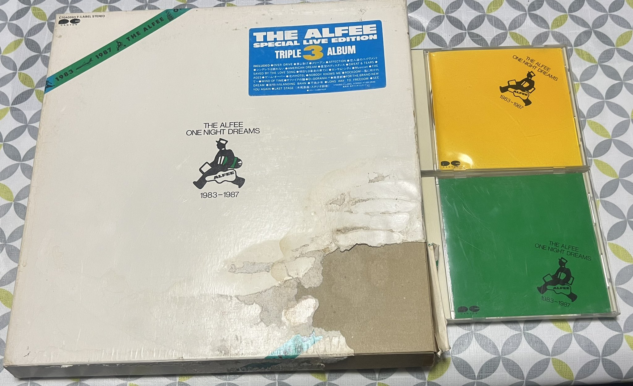 希少　THE ALFEE ONE NIGHT DREAMS 初回限定版　汚れあり wild flower on X: 