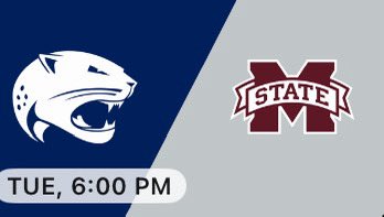 Almost showtime for this midweek matchup between <a href="/SouthAlabamaVB/">South Alabama Volleyball🏐</a> and undefeated <a href="/HailStateVB/">Mississippi State Volleyball</a>. Join Layne Rizzo and me along with the rest of our <a href="/SECNetwork/">SEC Network</a>+ crew at 6 on your <a href="/espn/">ESPN</a> app.