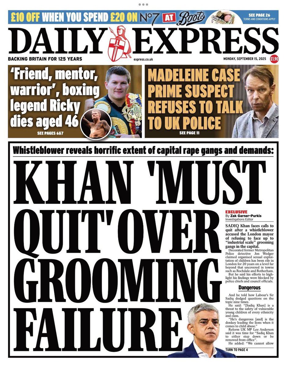 <a href="/BGatesIsaPyscho/">Concerned Citizen</a> They are so desperate and deluded that they think they can blatantly lie. He’s an embarrassment and pedophile protecter. He must be sacked.  <a href="/MayorofLondon/">Mayor of London, Sadiq Khan</a> is a rape gang facilitator!